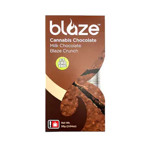 Photo of Blaze 1:1 Crunch Chocolate Bar 100mg