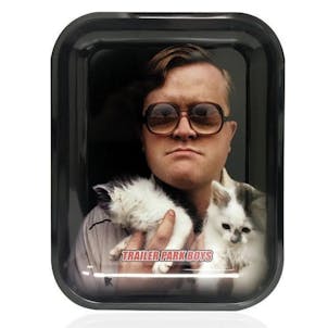 Photo of Trailer Park Boys Large Kitty Bubbles Rolling Tray (14” x 11”)