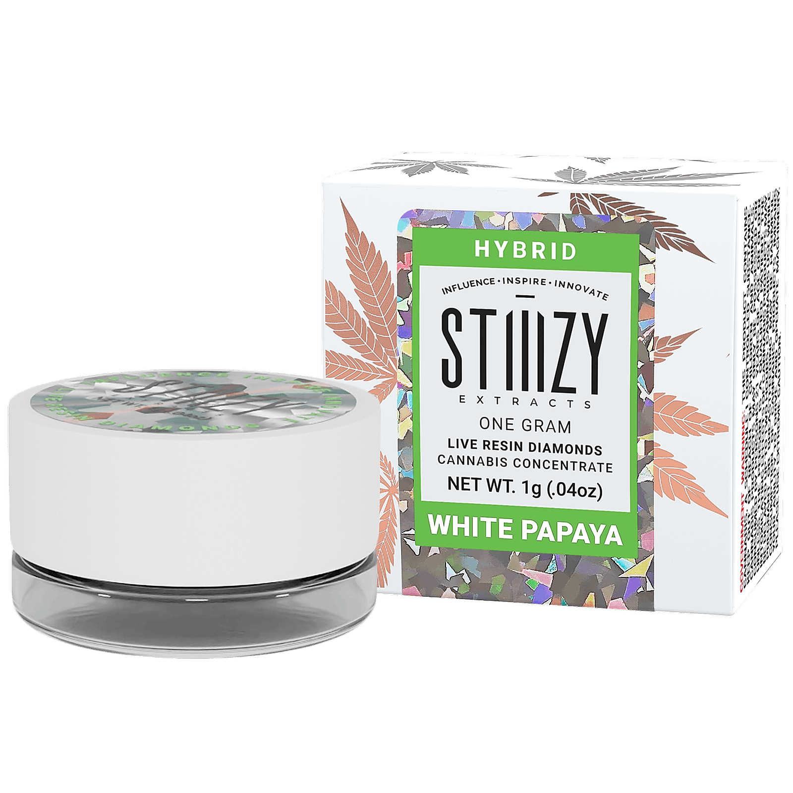 STIIIZY WHITE PAPAYA LIVE RESIN DIAMONDS 1G Leafly