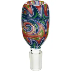 Photo of 14mm Reversal Wigwag Heady Long Male Bowl