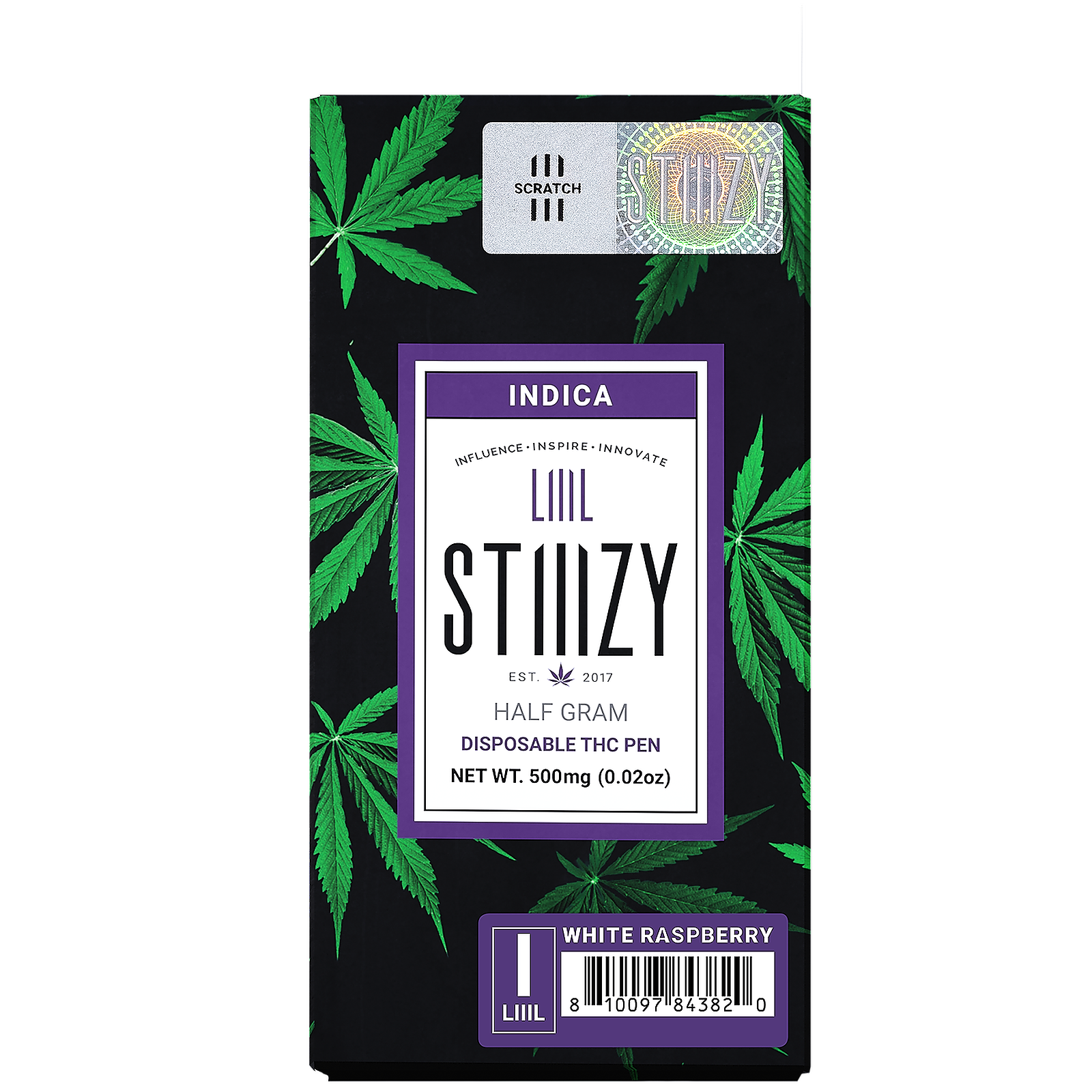 STIIIZY: WHITE RASPBERRY - LIIIL STIIIZY .5G | Leafly