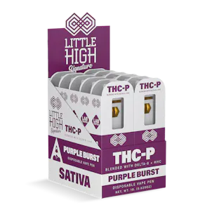 Photo of Little High Signature - THC-P Sativa - Purple Burst - 1 Gram Disposable Pen