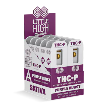Photo of Little High Signature - THC-P Sativa - Purple Burst - 1 Gram Disposable Pen