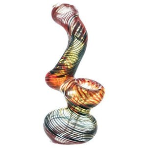 Photo of 5.5" Multi-Colored Fumed Bubbler