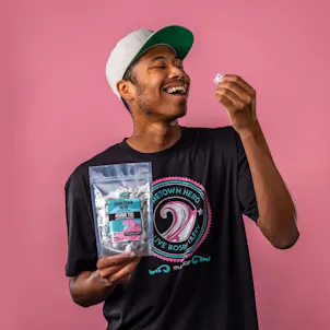 Photo of Delta-9 Live Rosin Taffy (Cotton Candy)