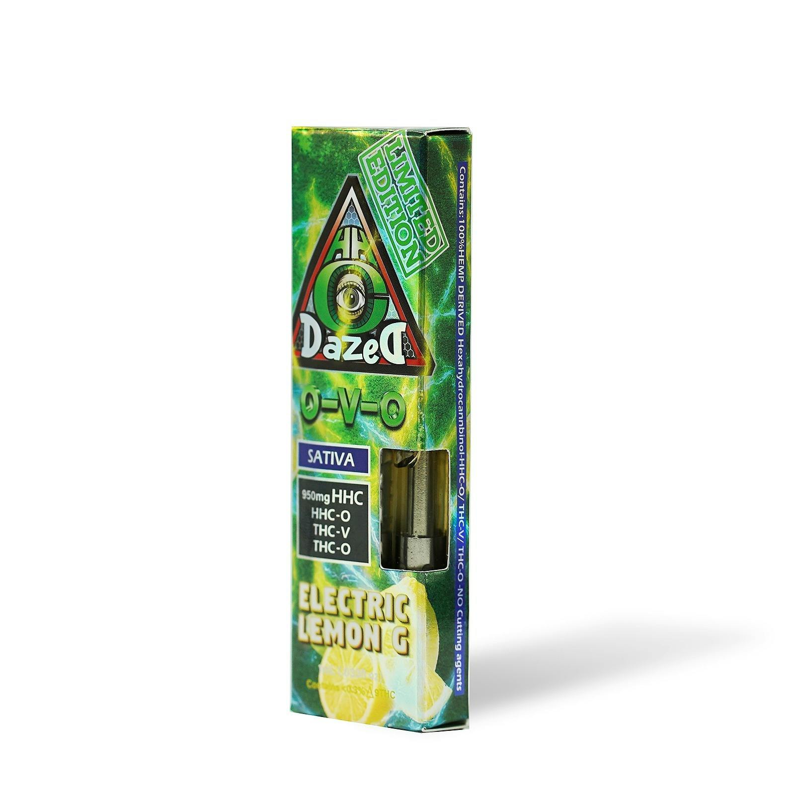 Dazed8 Electric Lemon G Hhc O Thcv Thc O Cartridge — 1 Gram Leafly 5523