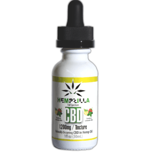 Photo of Hempzilla CBD Tincture 1200mg - Strawberry Lemonade