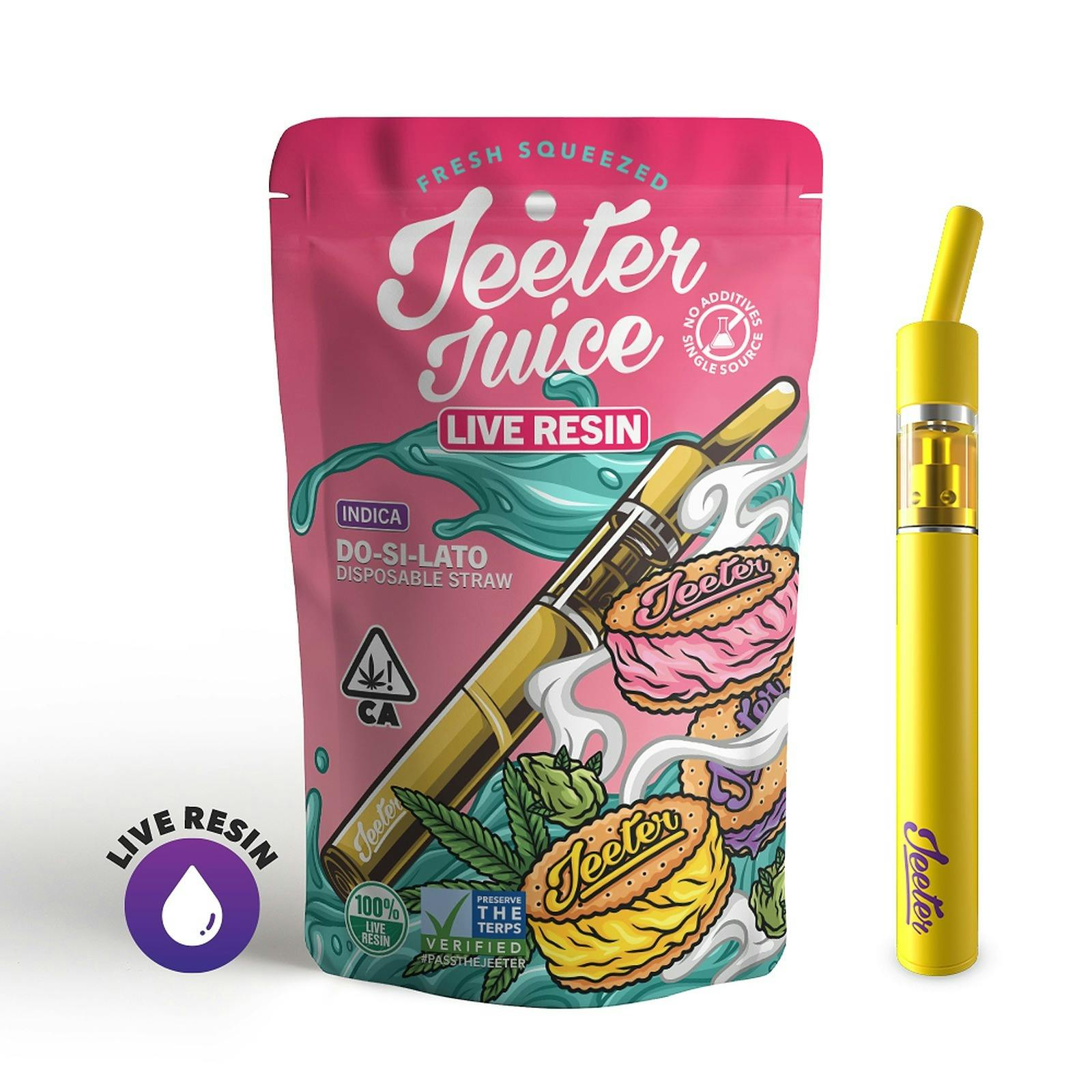Jeeter Dosilato Live Resin Disposable Straw 500mg Leafly