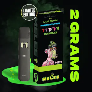 Photo of 2 Gram Live Resin Disposable Vape: Wedding Cake (HHC, D8, D9, D10)