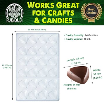 Photo of 10mL Triangle Mold, 24Cavity, Polycarbonate P1012