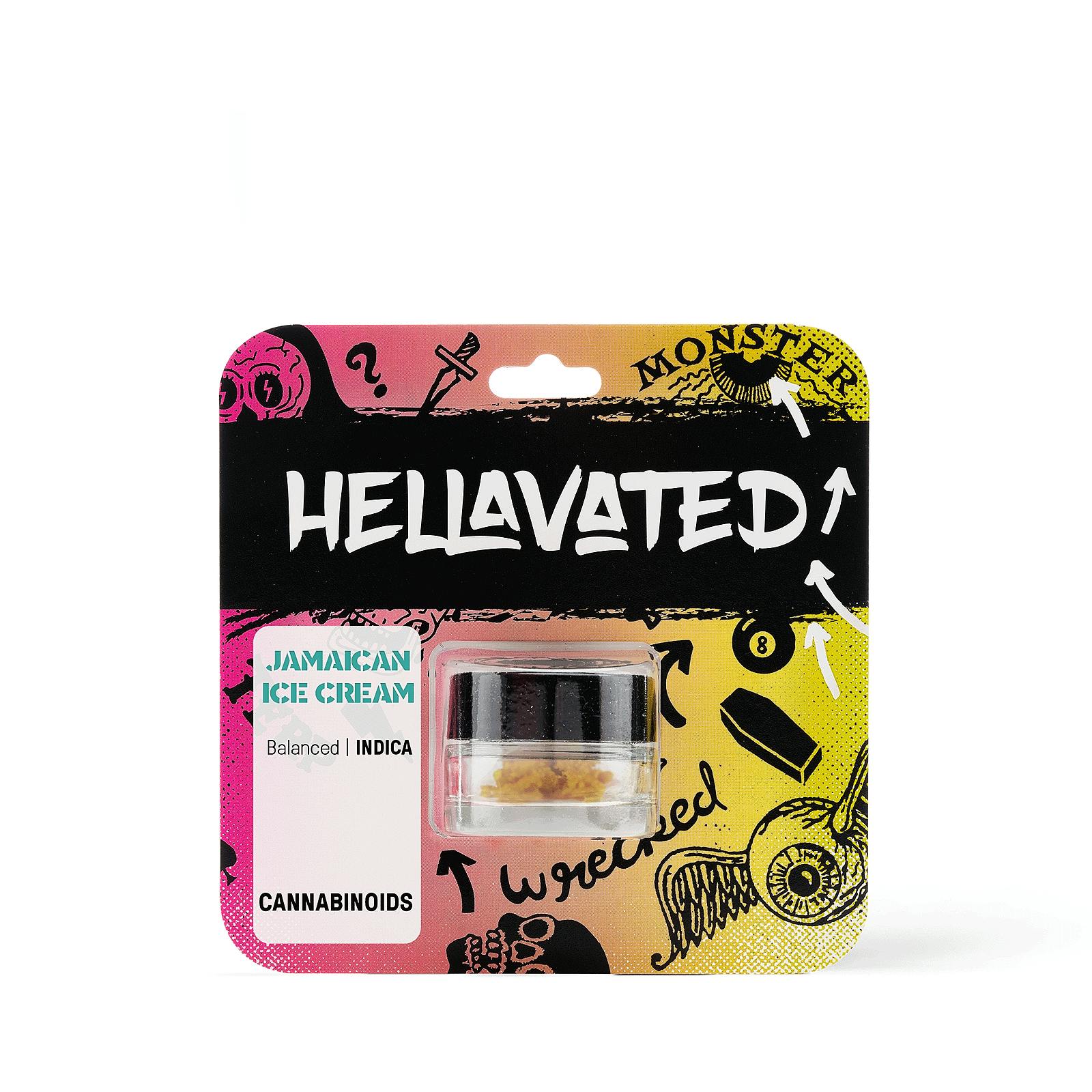 Hellavated Jamaican Ice Cream Dabz 1g Leafly