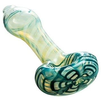 Photo of "Raked Face Spiral Fumed" Spoon Pipe