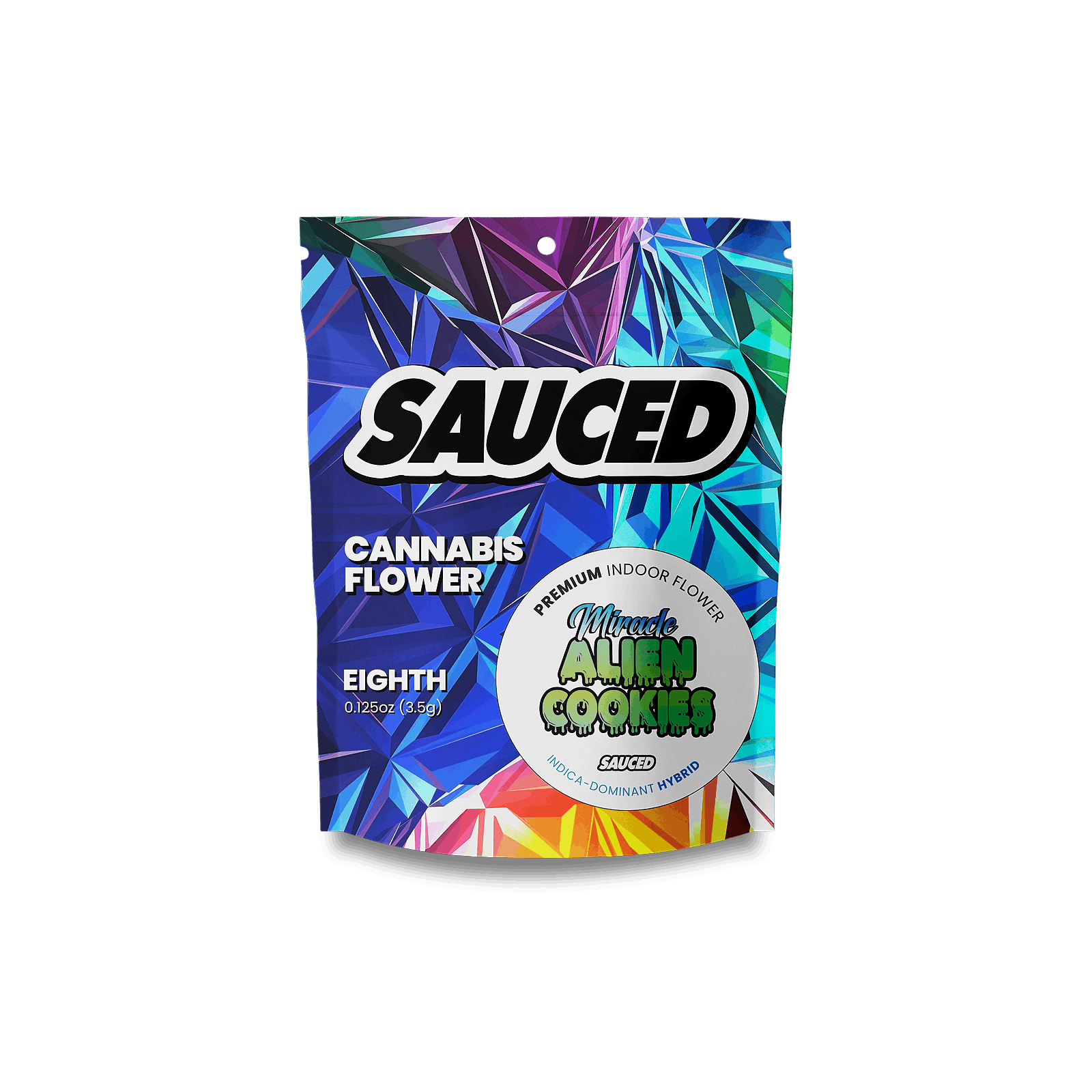SAUCED SAUCED Miracle Alien Cookies 3.5g Prepack Leafly
