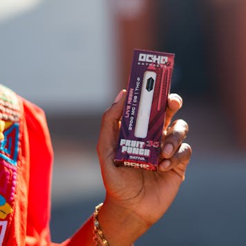 Photo of Ocho XL 3 Gram Disposable - Fruit Punch Live Resin THC-P Blend - Sativa