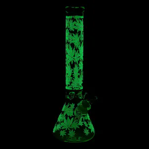 Photo of The Monarch Glow-In-The-Dark Beaker Bong