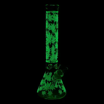 Photo of The Monarch Glow-In-The-Dark Beaker Bong