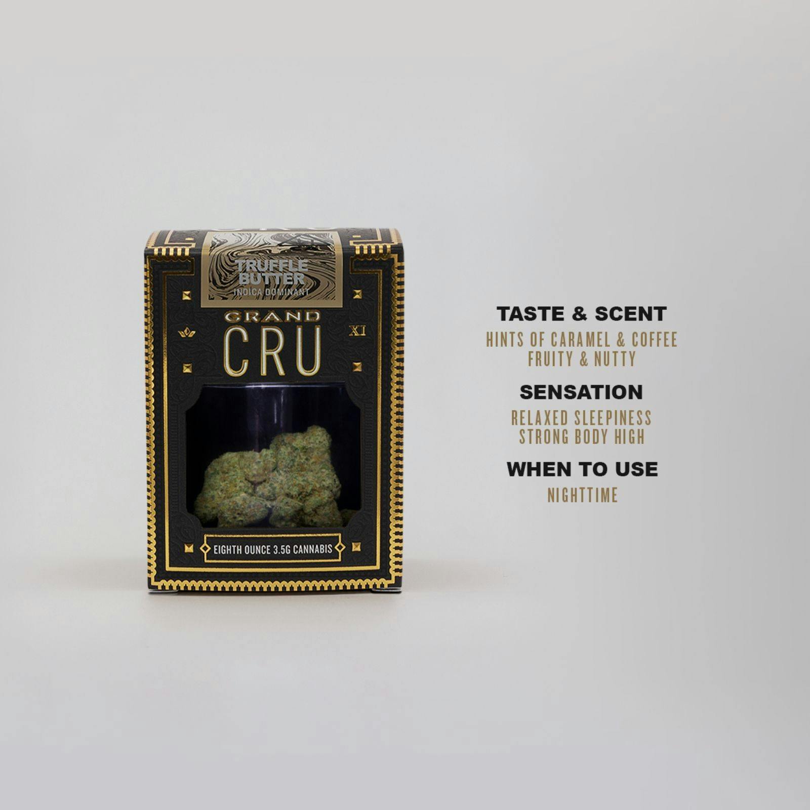 CRU Cannabis Truffle Butter GRAND CRU 3.5G Indica Flower Leafly