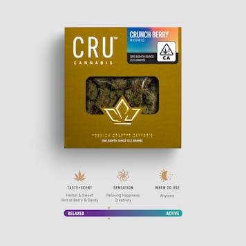 Photo of Crunchy Berry 3.5G Hybrid Flower