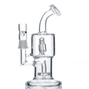 Photo of 8" Stereo to J-Hook Barrel Perc Water Pipe