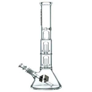 Photo of 17" Double UFO Perc Beaker Bong with Splashguard