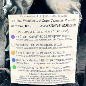 Photo of Afternoon Delight 10 Pre-Roll Multipack - 1/2g each