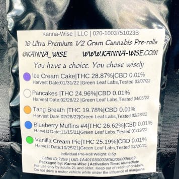 Photo of Afternoon Delight 10 Pre-Roll Multipack - 1/2g each