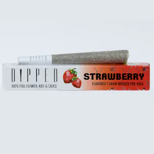 Photo of Strawberry DIPPED Flavored Infused Pre-Roll 1g