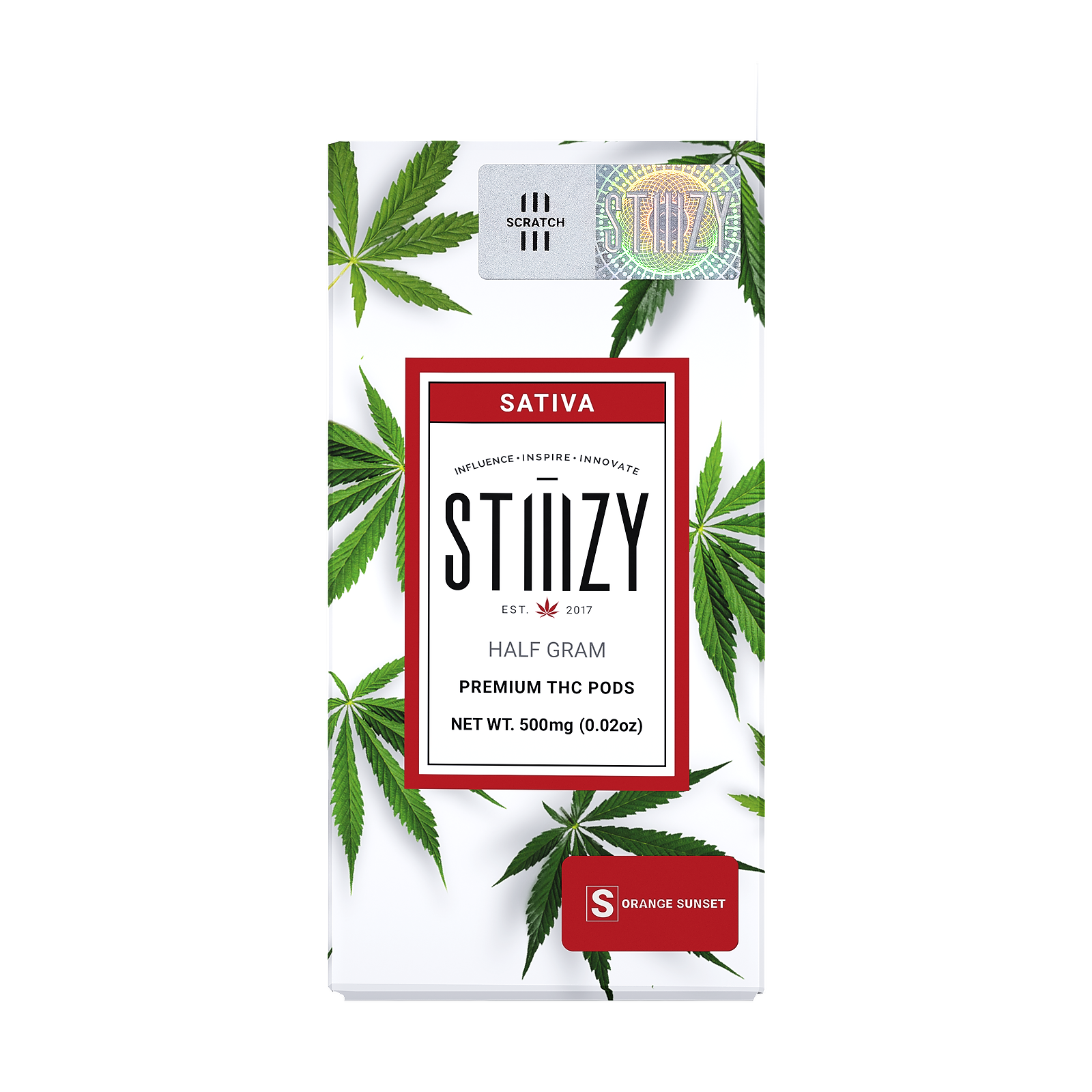 STIIIZY: STRAWBERRY COUGH - PREMIUM THC POD .5G | Leafly