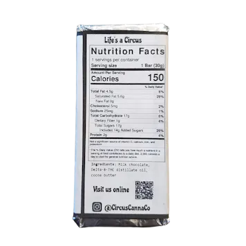 Photo of Delta-8-THC Milk Chocolate BIG BAR - 400mg