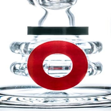 Photo of "Bun'ei" Double Disk Perc Bong