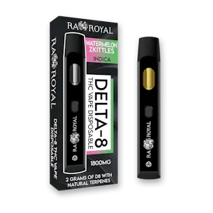 Photo of R.A. Royal Delta-8 Vape: Watermelon Zkittles (Indica)