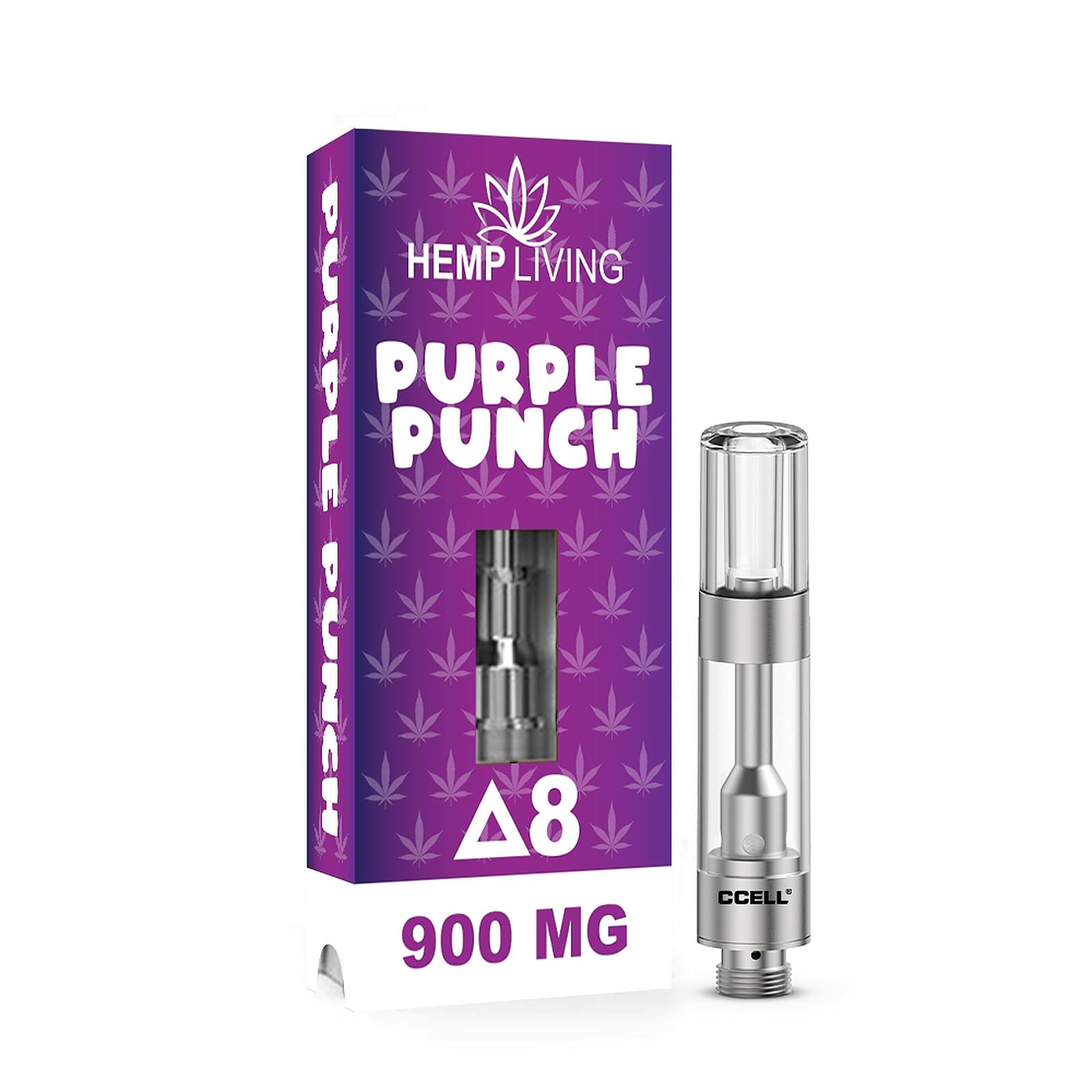 Hemp Living Hemp Living Delta 8 Vape Cartridge 900mg Purple Punch Leafly