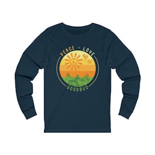 Photo of Peace, Love, & Goodbud Alt. Men’s LS Shirt