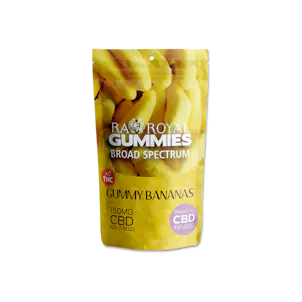 Photo of R.A. Royal Gummies: Broad Spectrum CBD Banana Gummy Pouch (150MG)