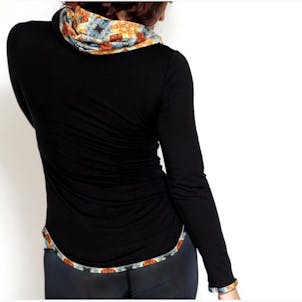 Photo of Jumbie Art Owl Women's Hooded Shirt