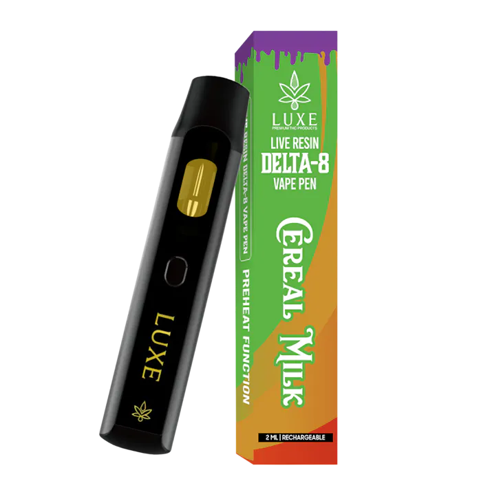 Luxe THC: Cereal Milk 2ml Delta-8 Vape Pen | Leafly