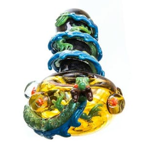 Photo of "Dragon Wrapped" Glass Pipe
