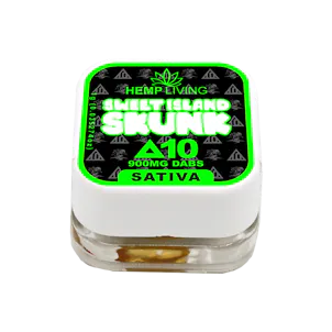Photo of Hemp Living - Delta 10 Dab Wax 1g Jar - Sweet Island Skunk 1000mg