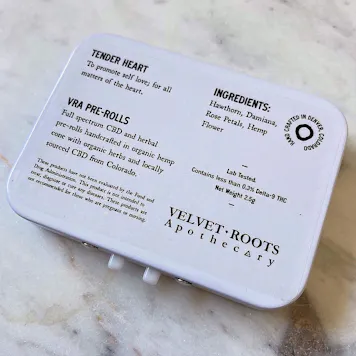 Photo of 5 Pack CBD and Herbal Pre Rolls - Tender Heart