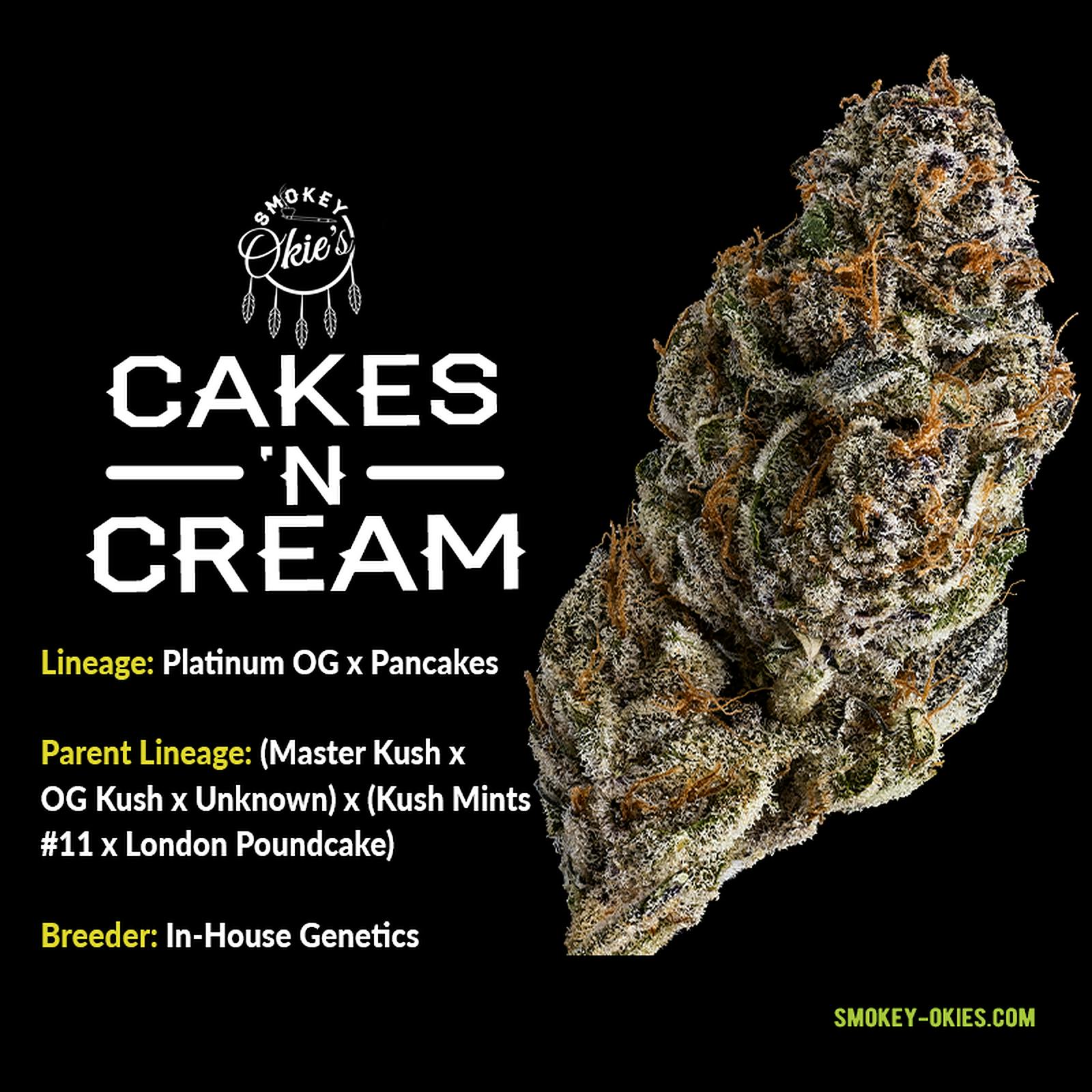 Smokey Okie's Cannabis Cakes 'N Cream Leafly