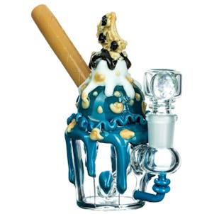 Photo of Empire Glassworks Cookie Monster Sundae Mini Bong