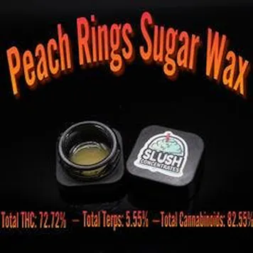 Photo of Slush - Peach Rings Sugar Wax - Concentrate 1g
