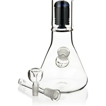 Photo of 14" Beaker Bong w/ Single Tree Perc, by Crystal Glass