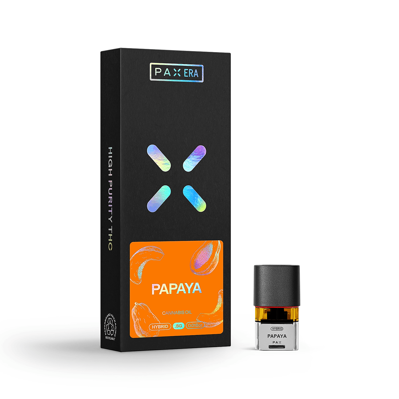 PAX® 0.5g PAX High Purity THC Papaya Leafly