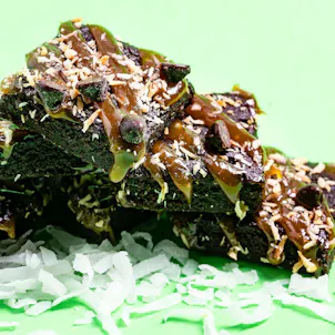 Photo of Chocolate Caramel Coconut Brownies