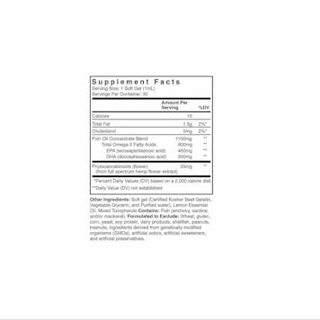 Photo of Total Omega 3X Maximum Cannabinoid & Omega Support
