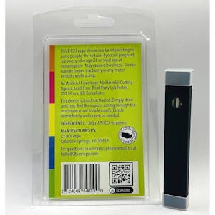Photo of 1ml Disposable Vape Delta 8 THCO Orange Cream
