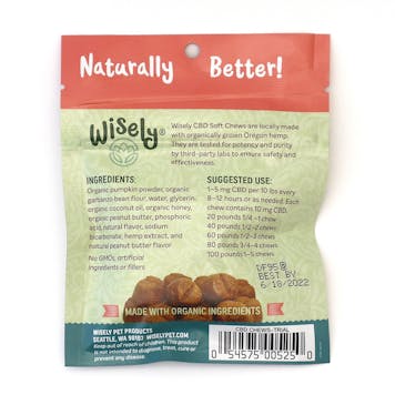 Photo of Wisely CBD 10-mg Pumpkin Soft Chews