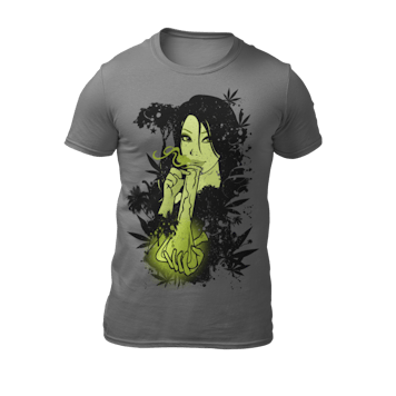 Photo of Girl With Bong Shirt