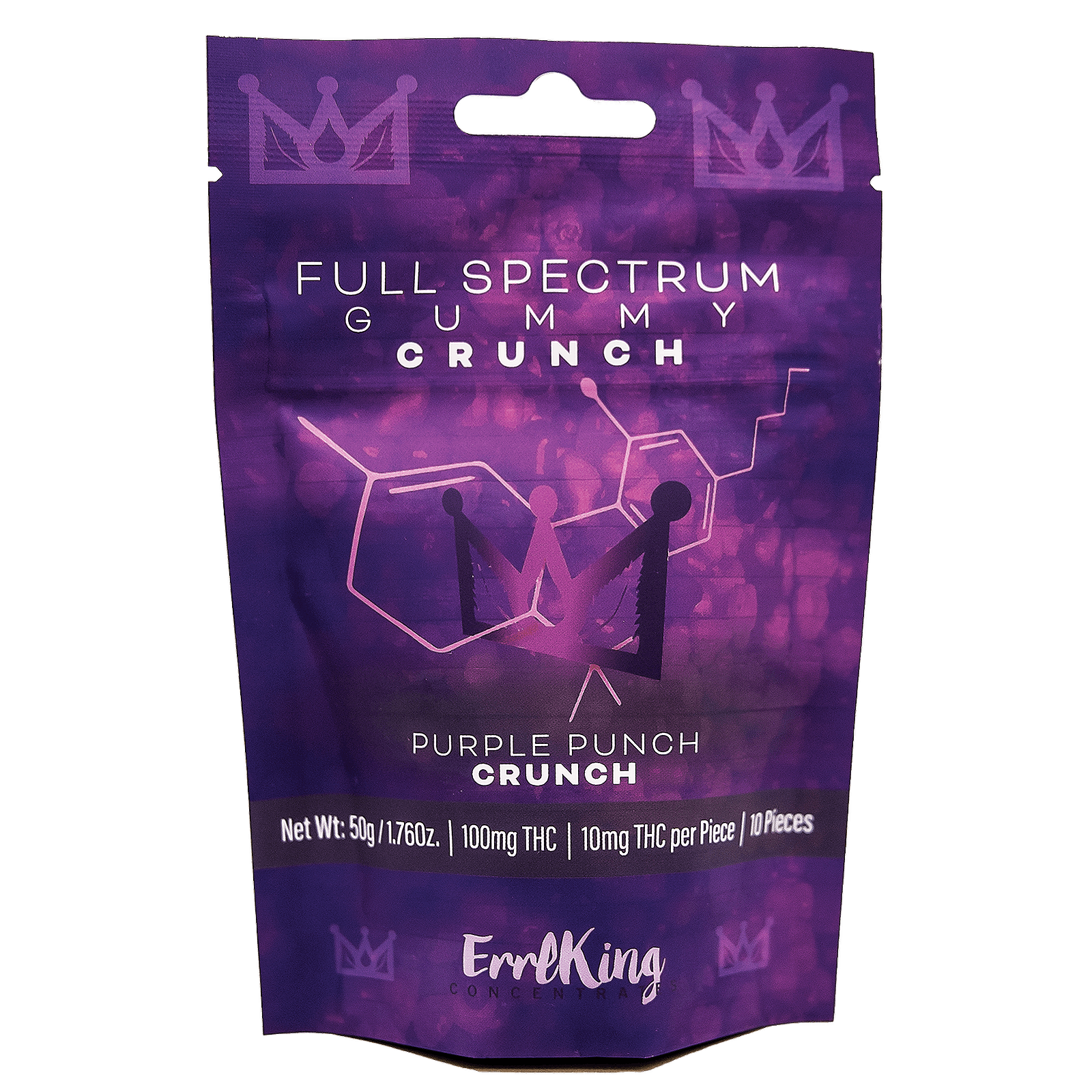 Errlking Concentrates Purple Punch Crunch Full Spectrum Gummy Leafly 